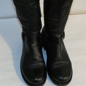 La Canadienne Black Knee High Leather Boots Size 6